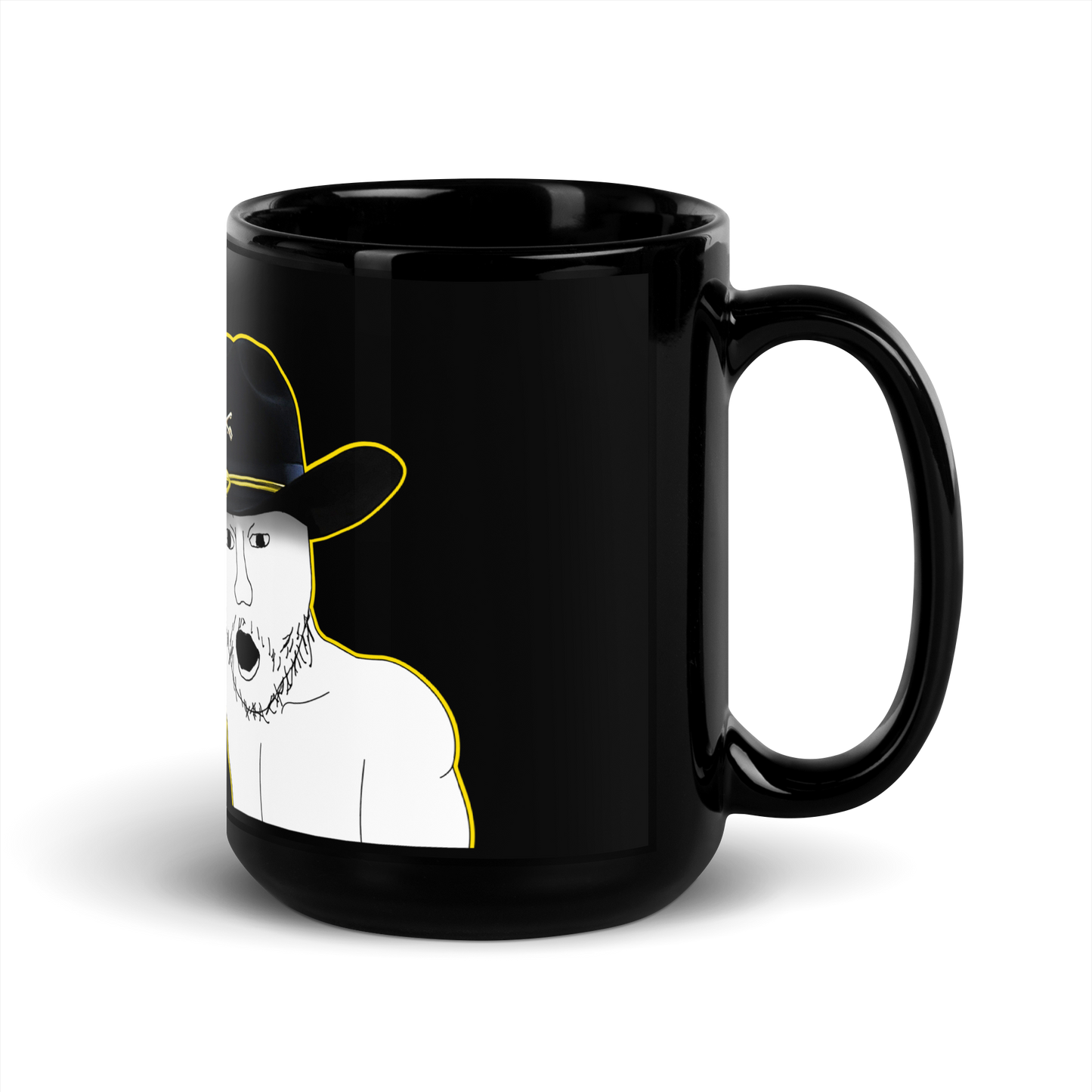 "Scouts Out!" Cavjak Mug (Black Glossy)