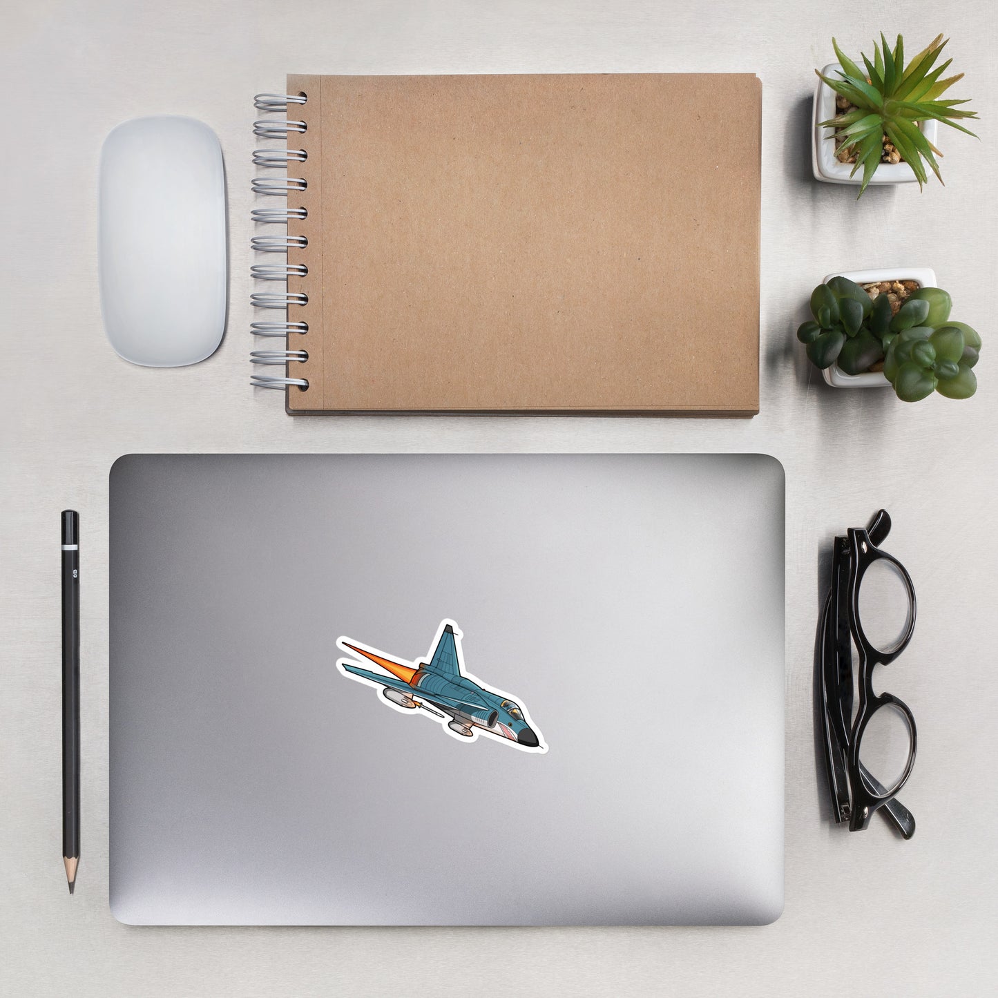 Blue Shark Viggen Jet Fighter Sticker