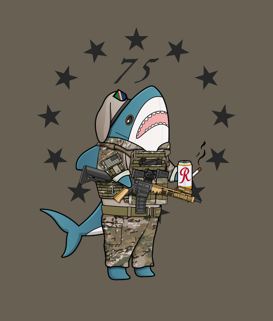 Sharky Ranger - U.S. Army Ranger Regiment Blahaj