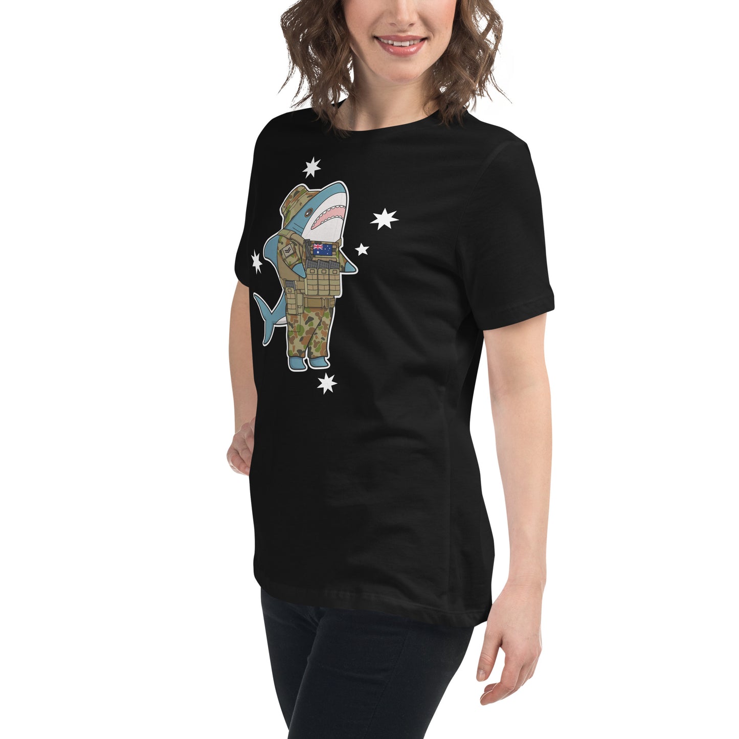 Old Mate Sharky (Clean) - Women's Relaxed T-Shirt