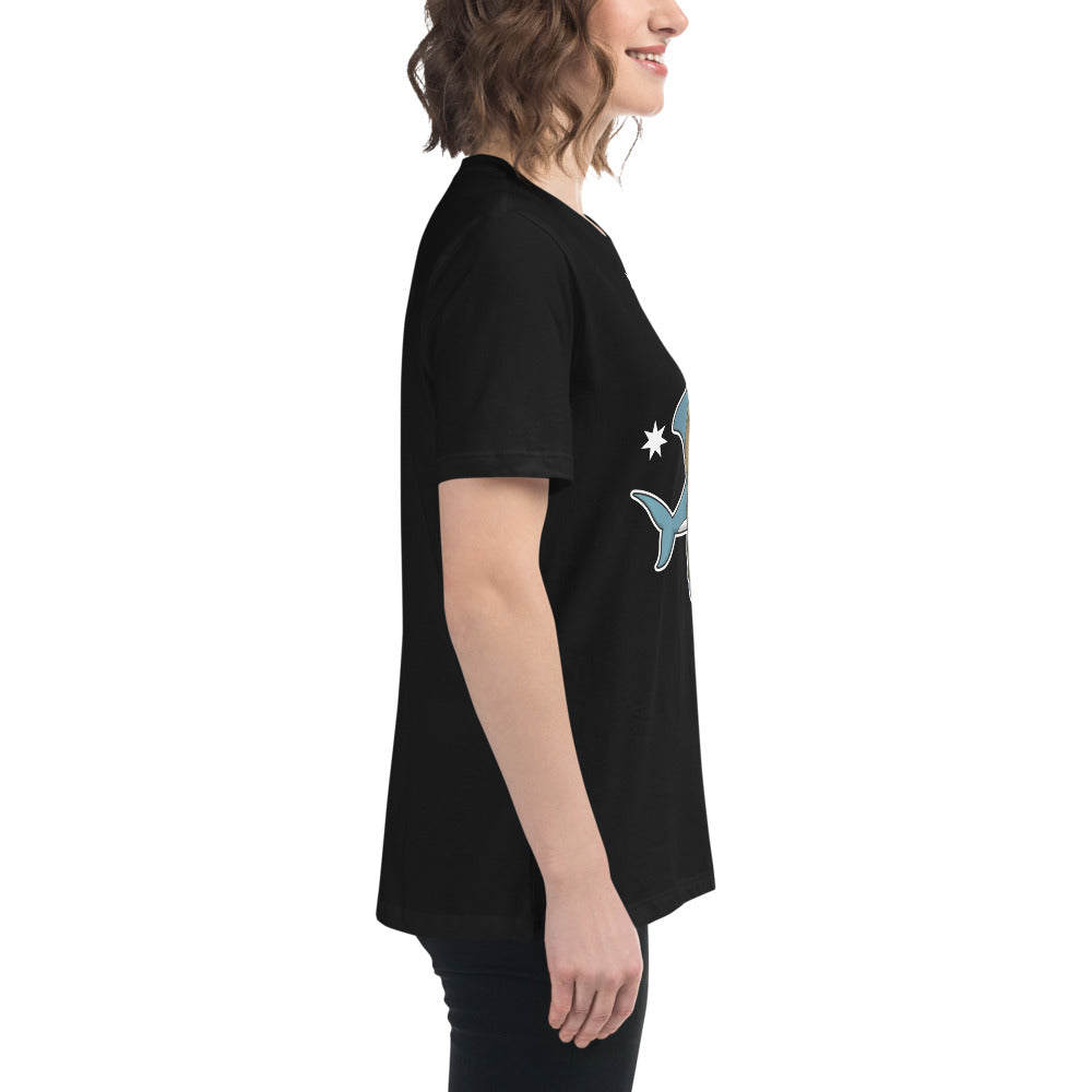 Old Mate Sharky (Clean) - Women's Relaxed T-Shirt