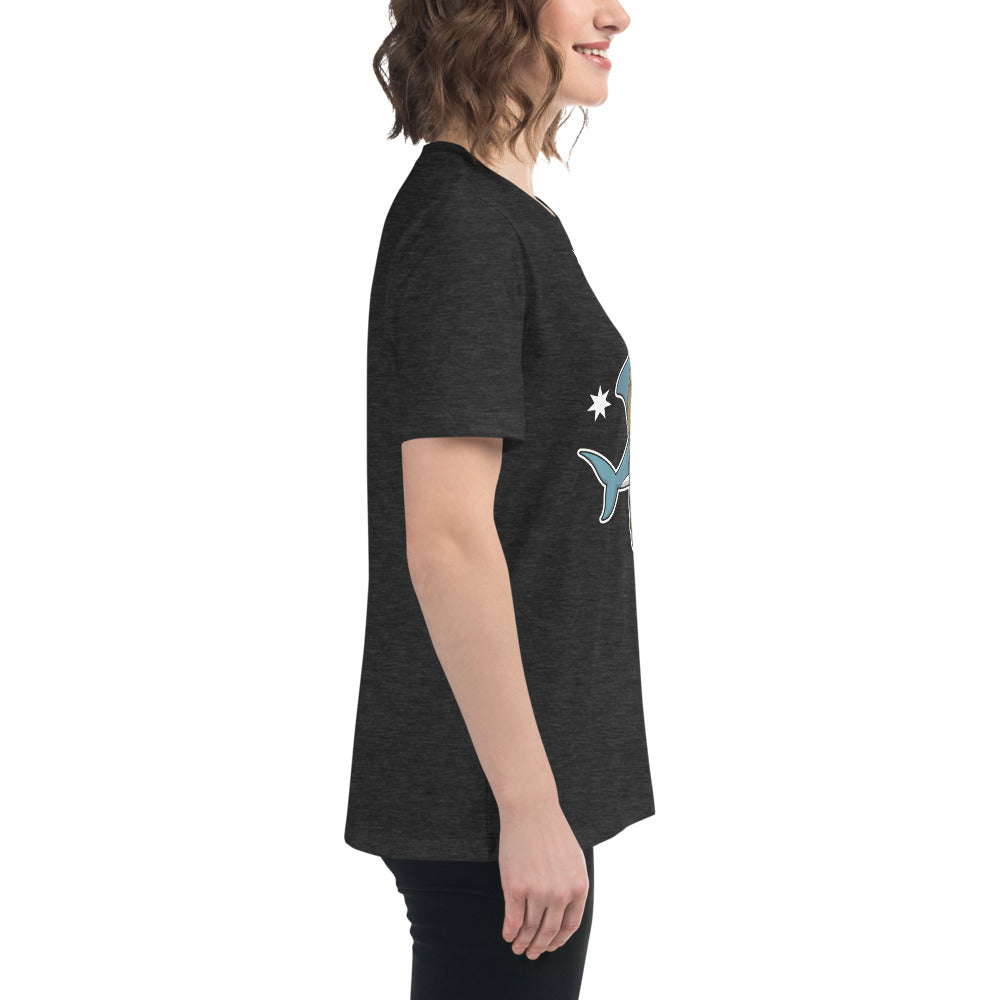 Old Mate Sharky (Clean) - Women's Relaxed T-Shirt